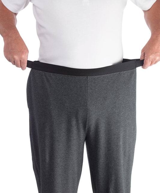 Mens Arthritis Easy Grip Wide Leg Pull On Pants - Clearance