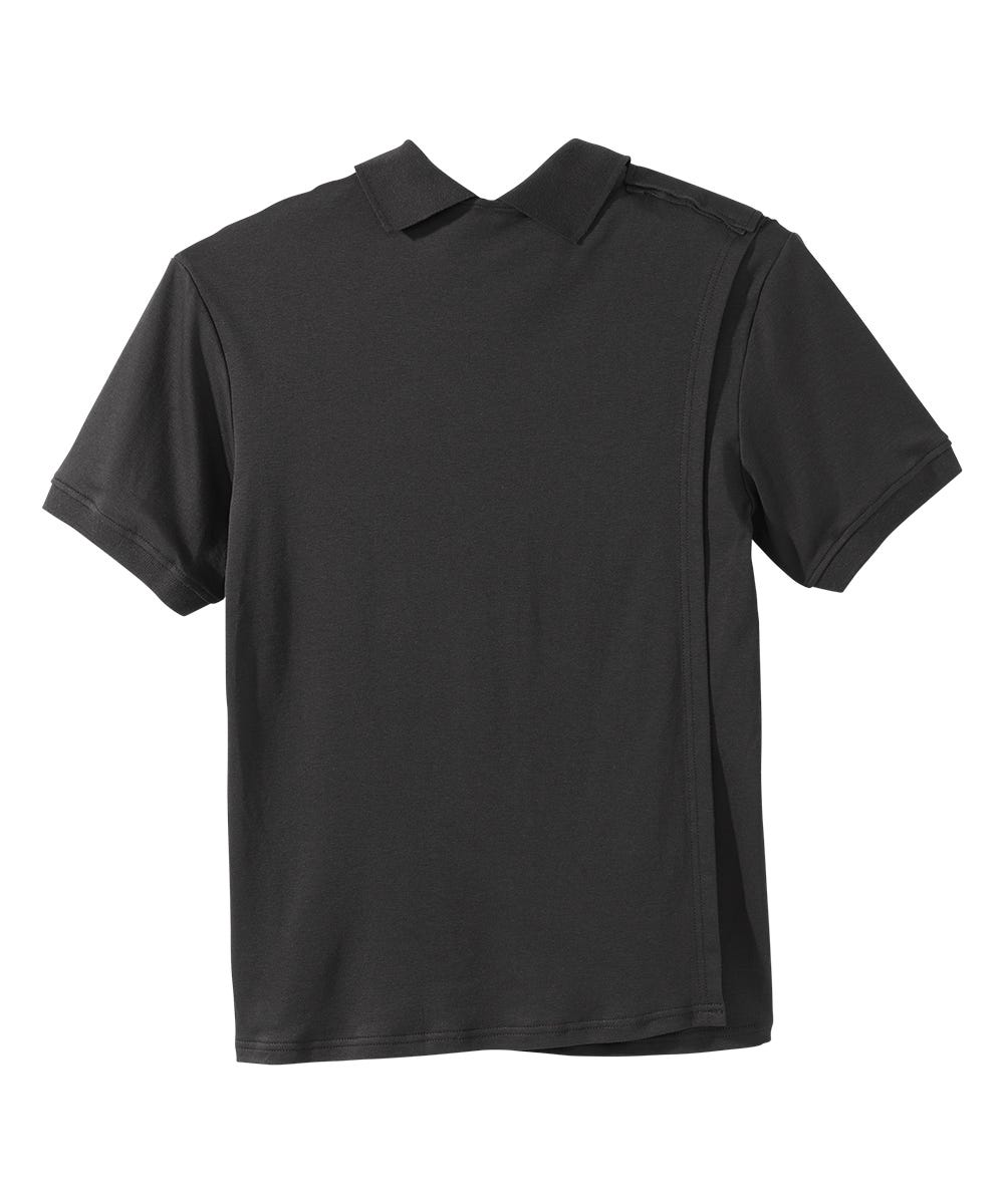 Men's Classic Open Back Short Sleeve Polo Shirt