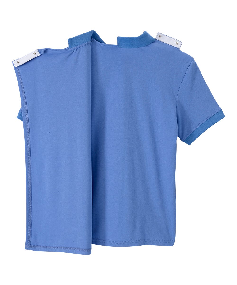 Men's Classic Open Back Short Sleeve Polo Shirt