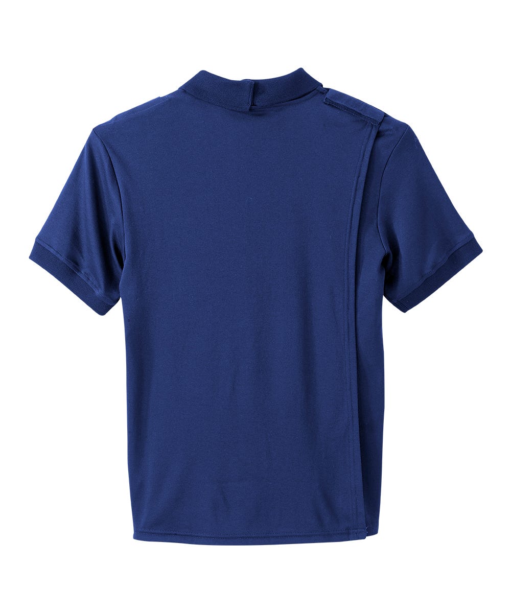 Men's Classic Open Back Short Sleeve Polo Shirt