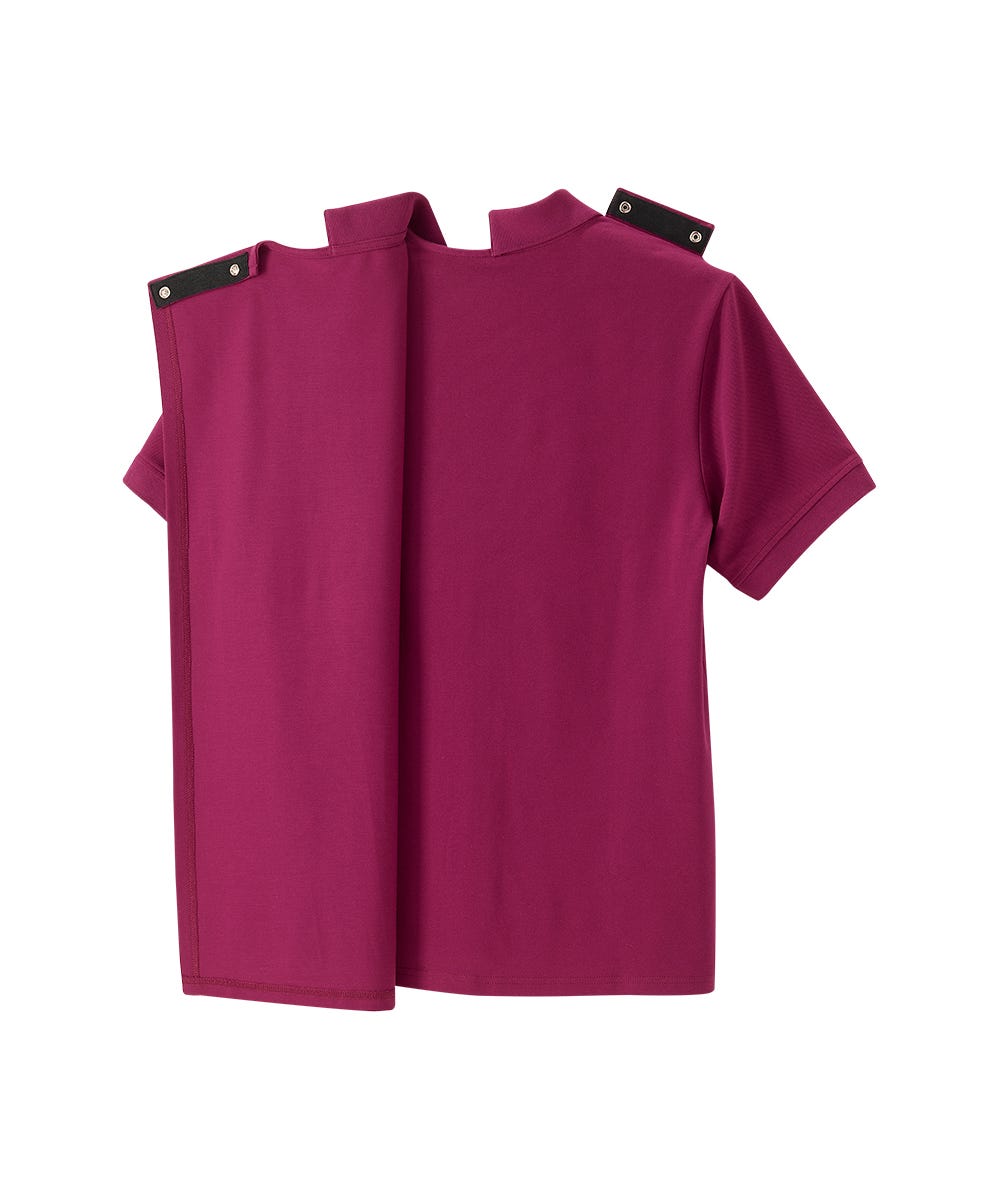 Men's Classic Open Back Short Sleeve Polo Shirt