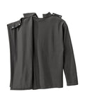 Men's Adaptive Open Back Polo Shirt with Long Sleeves