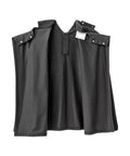 Men's Adaptive Open Back Polo Shirt with Long Sleeves