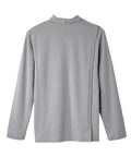 Men's Adaptive Open Back Polo Shirt with Long Sleeves