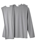 Men's Adaptive Open Back Polo Shirt with Long Sleeves