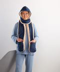 Hooded Scarf with Pockets