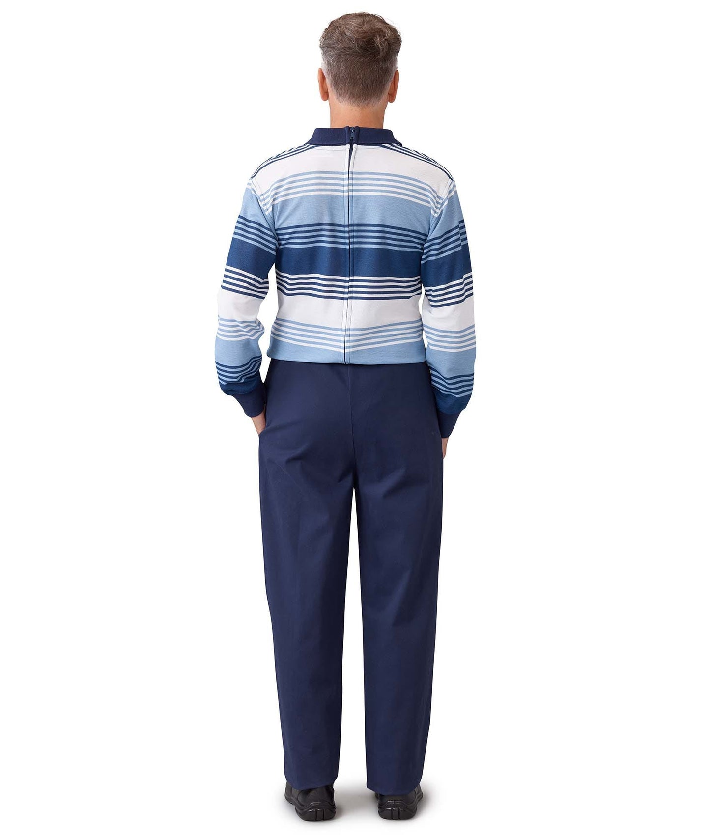 Men's Stay Dressed Jumpsuit with Long Sleeve Polo Shirt