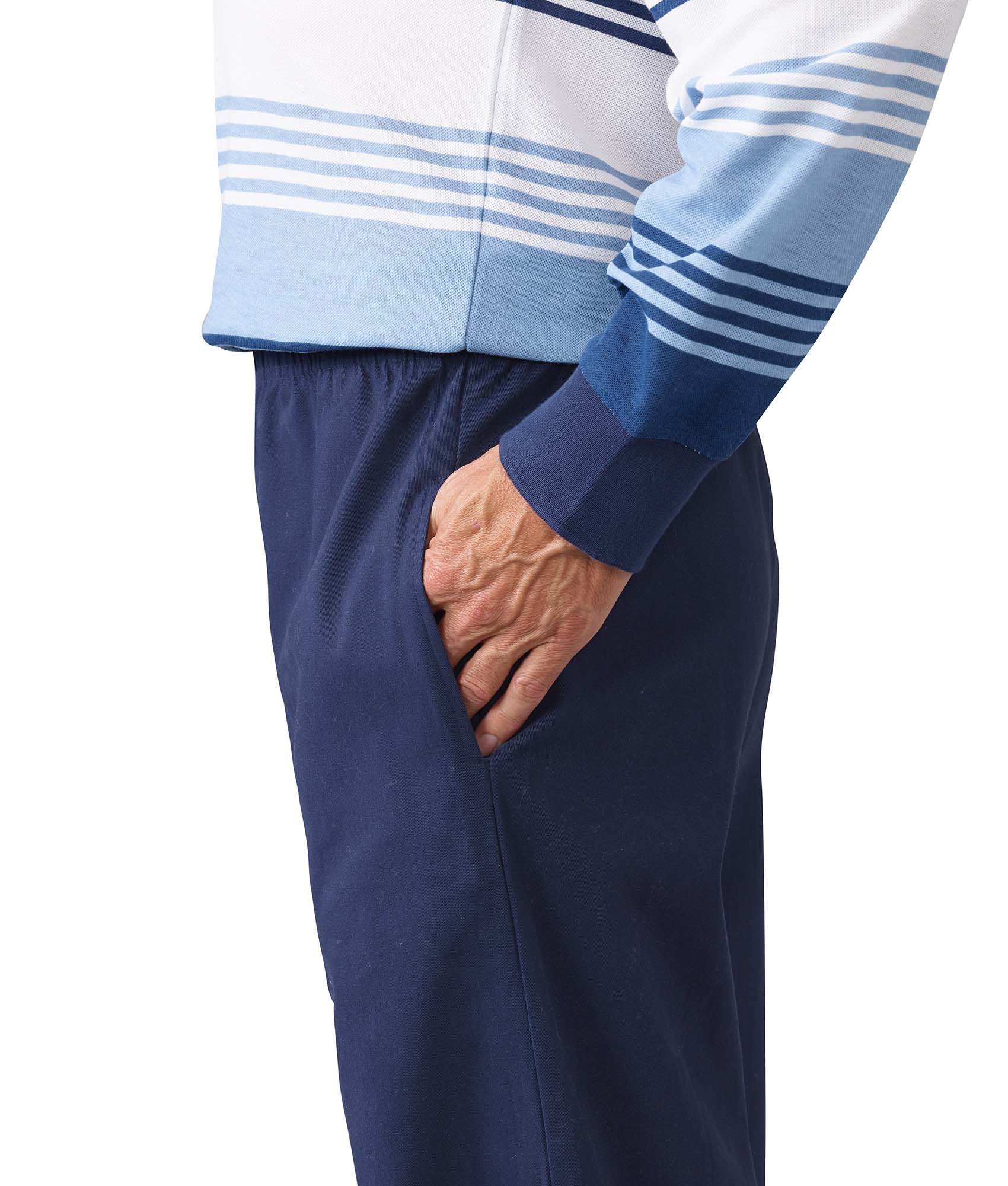 Men's Stay Dressed Jumpsuit with Long Sleeve Polo Shirt