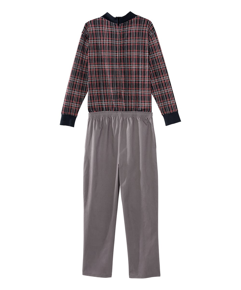 Men's Stay Dressed Jumpsuit with Long Sleeve Polo Shirt