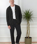 Men's Magnetic Button Front Cardigan