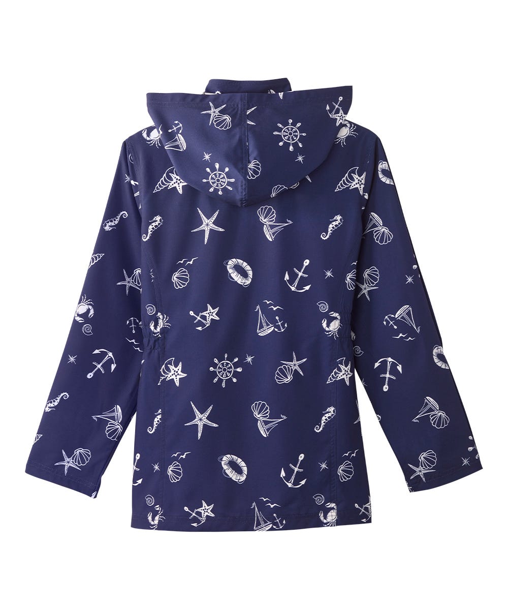 Women's Recovery Rain Jacket with Magnetic Zipper & Detachable Hood