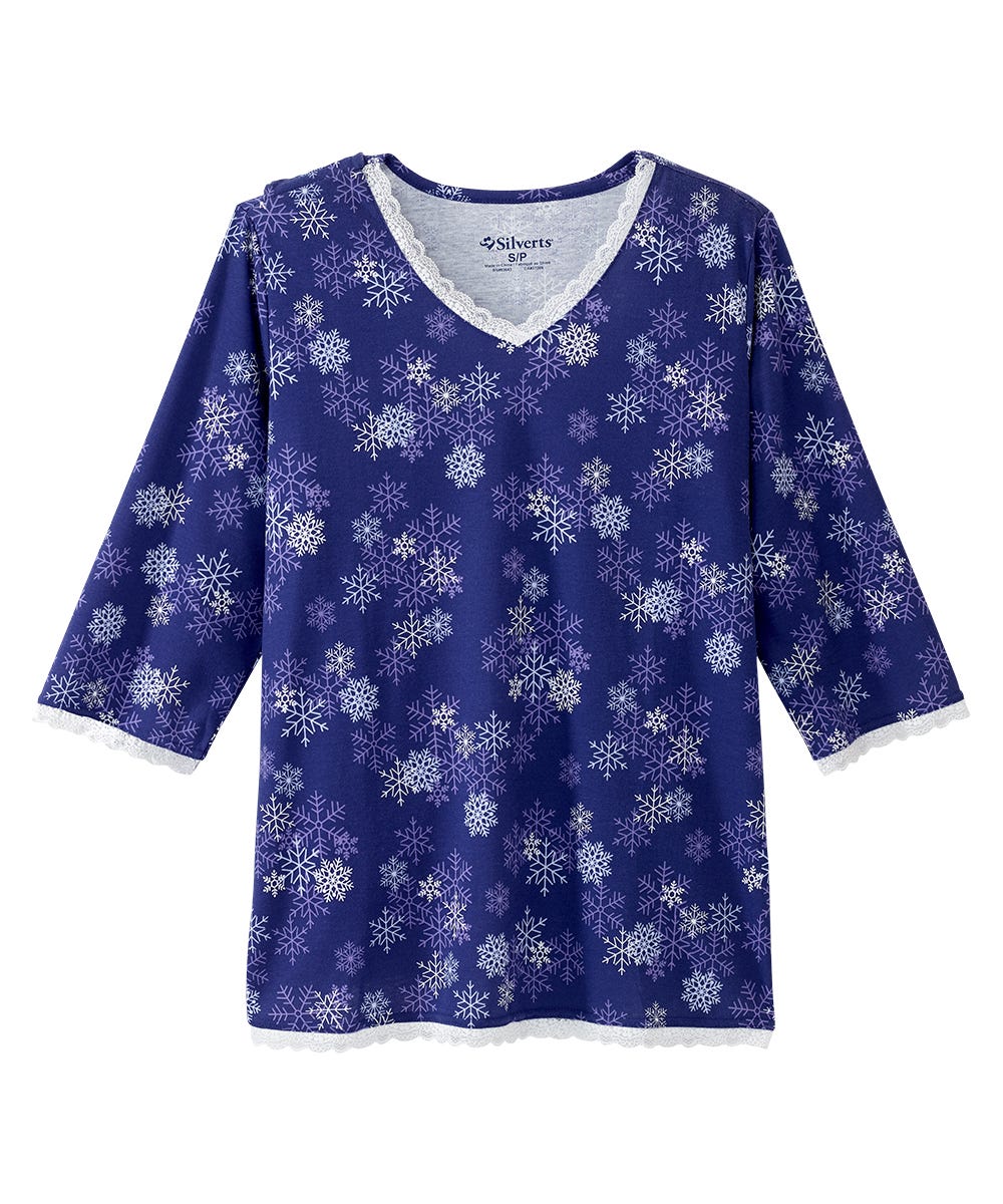 Women's Open Back Top & Pull-On Pant Pajama Set