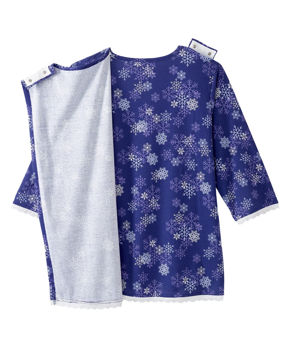 Women's Open Back Top & Pull-On Pant Pajama Set