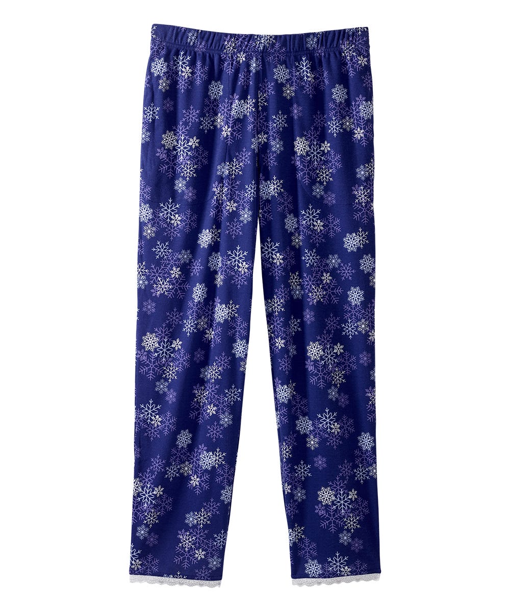 Women's Open Back Top & Pull-On Pant Pajama Set