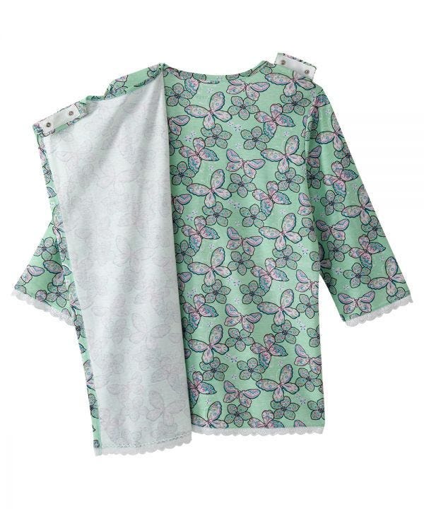 Women's Open Back Top & Pull-On Pant Pajama Set