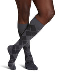 Sigvaris 180 Microfiber Shades Compression Socks 15-20 mmHg Calf High For Men Closed Toe