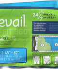 Prevail Per-Fit 360 Daily Briefs Maximum Plus Absorbency Size 2, 18 count