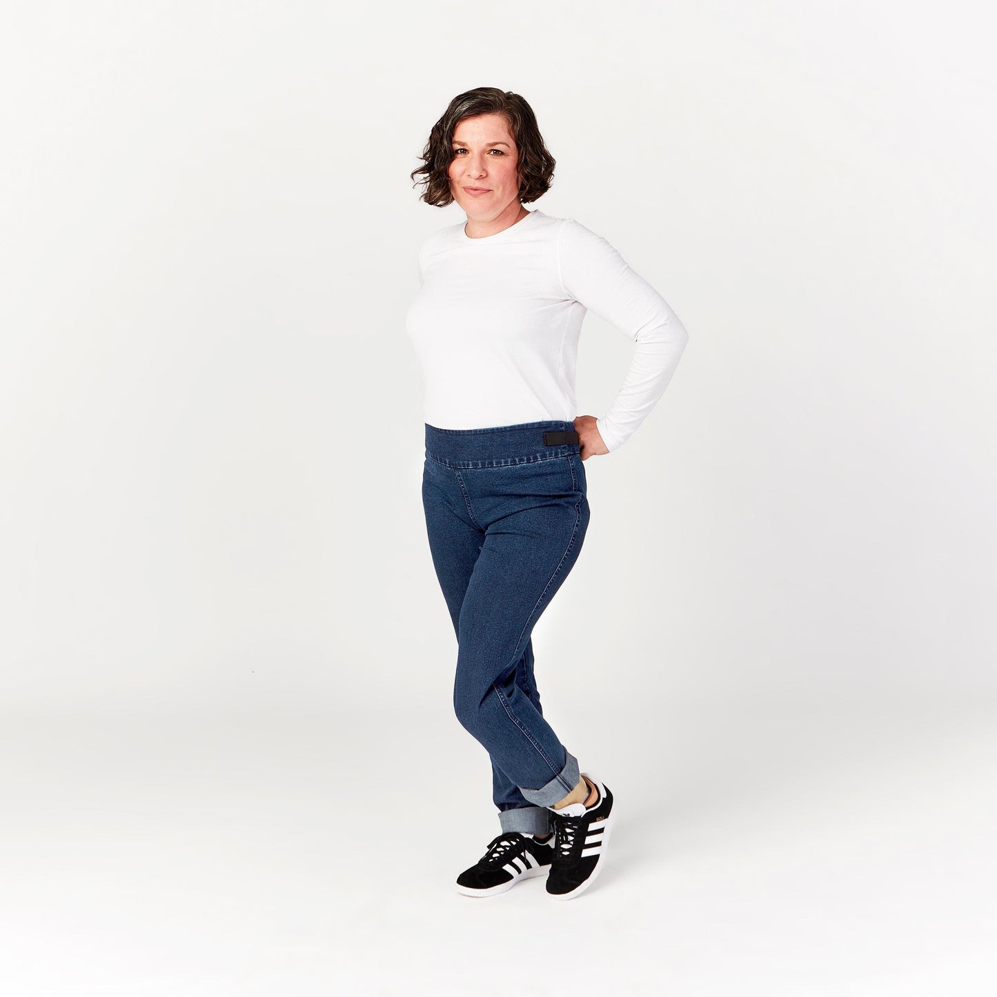 Women's Premium Long Sleeve Open Back T-Shirt