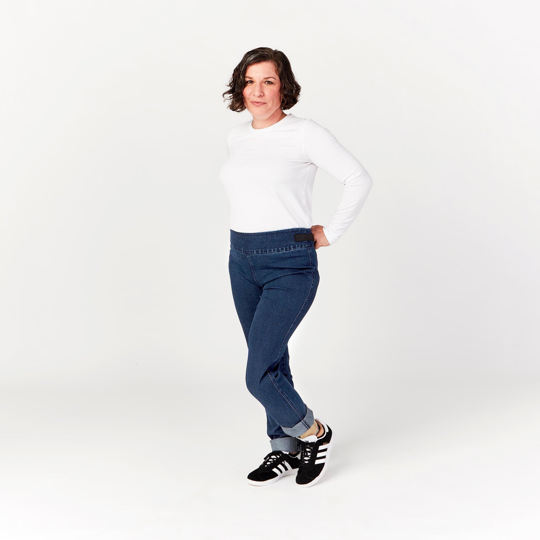 Women's Premium Long Sleeve Open Back T-Shirt