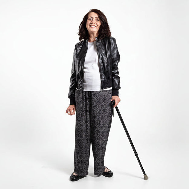 Women’s Seamless Back Bohemian Pants – Adaptive Seated & Standing Comfort