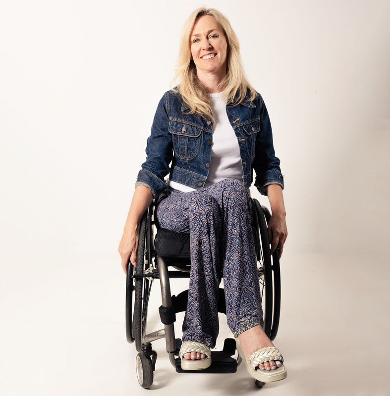 Women’s Seamless Back Bohemian Pants – Adaptive Seated & Standing Comfort