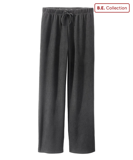 Women's Open Back Soft Ribbed Pants