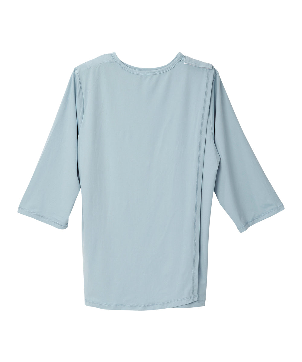 Women's Open Back Active Crew Neck Top