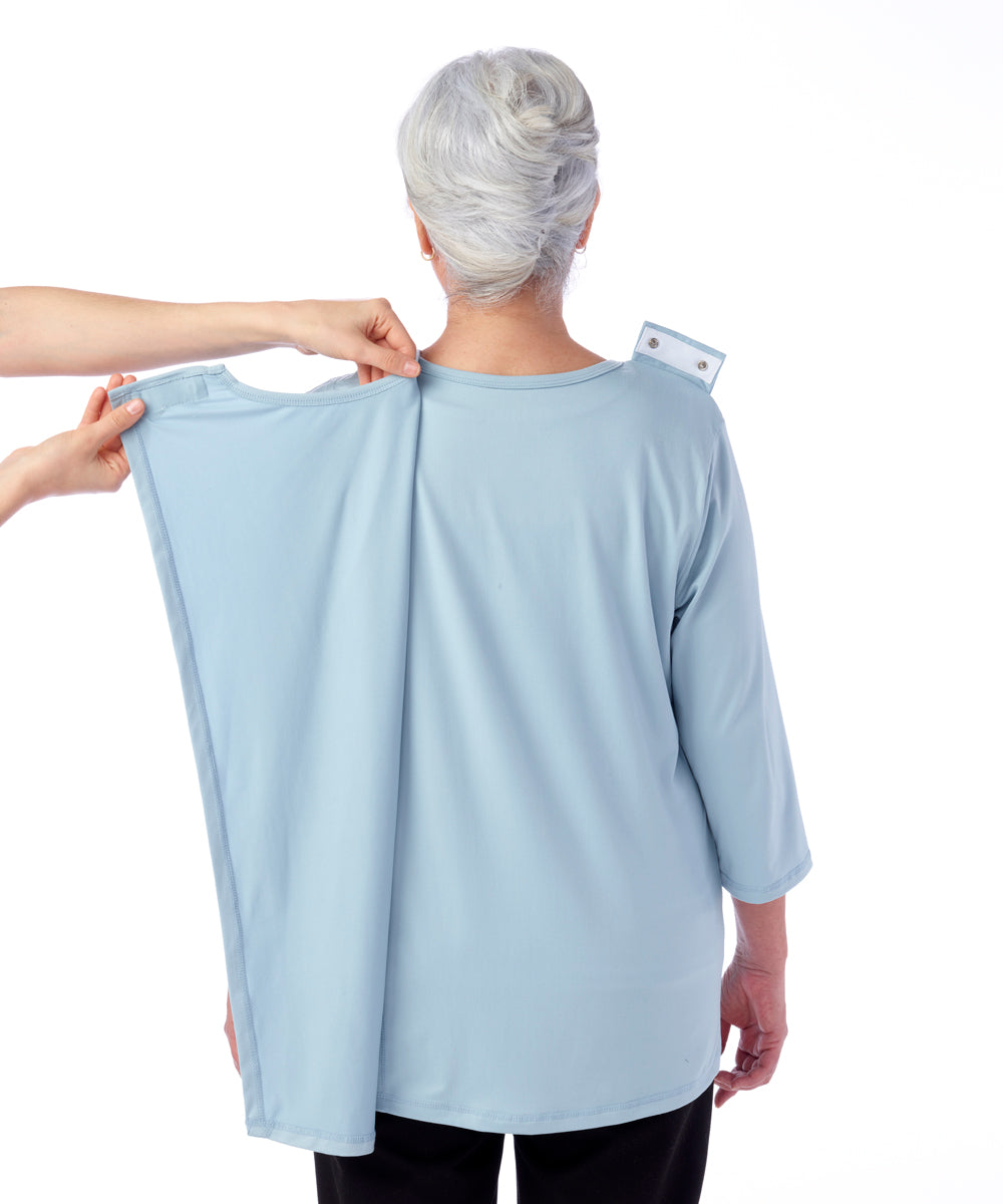 Women's Open Back Active Crew Neck Top