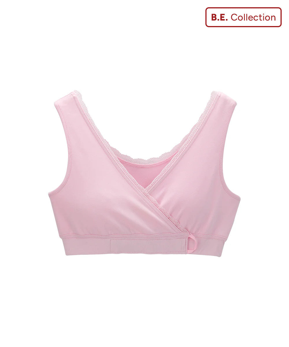 Women's Lace Trim Easy Close Bralette