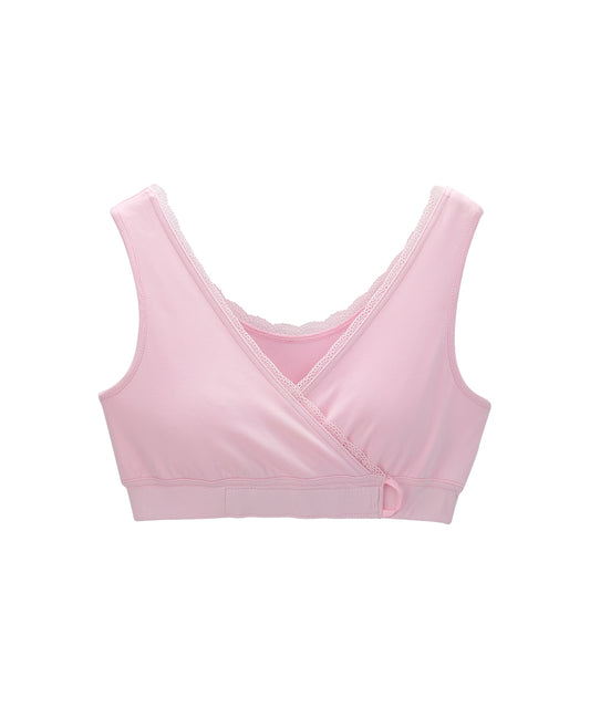 Women's Lace Trim Easy Close Bralette