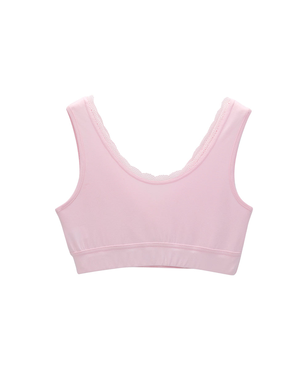 Women's Lace Trim Easy Close Bralette