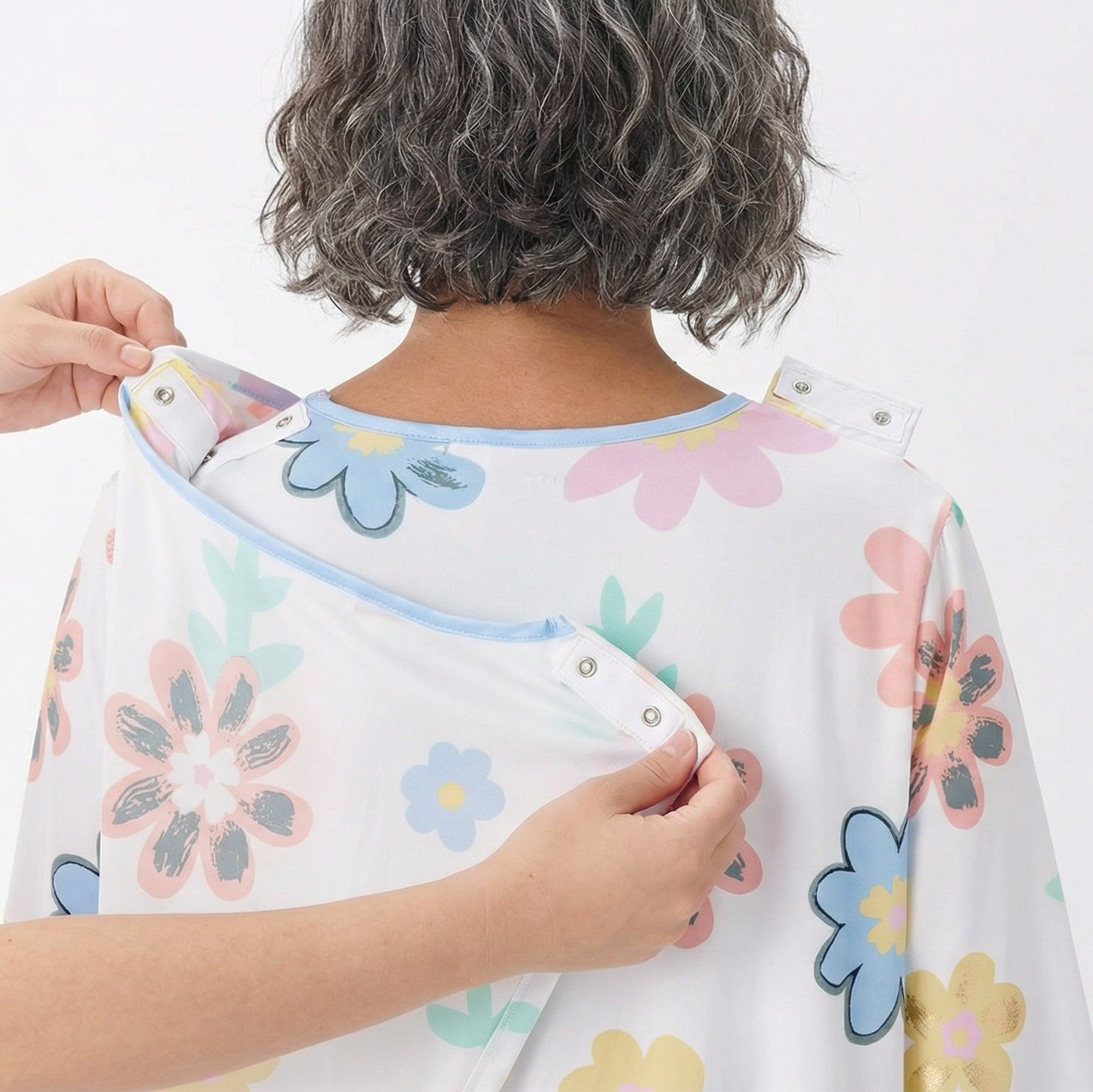 Women's Soft Bow Open Back Nightgown