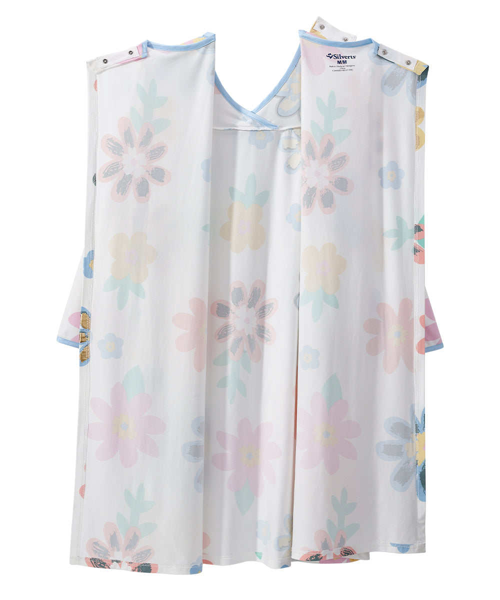 Women's Soft Bow Open Back Nightgown