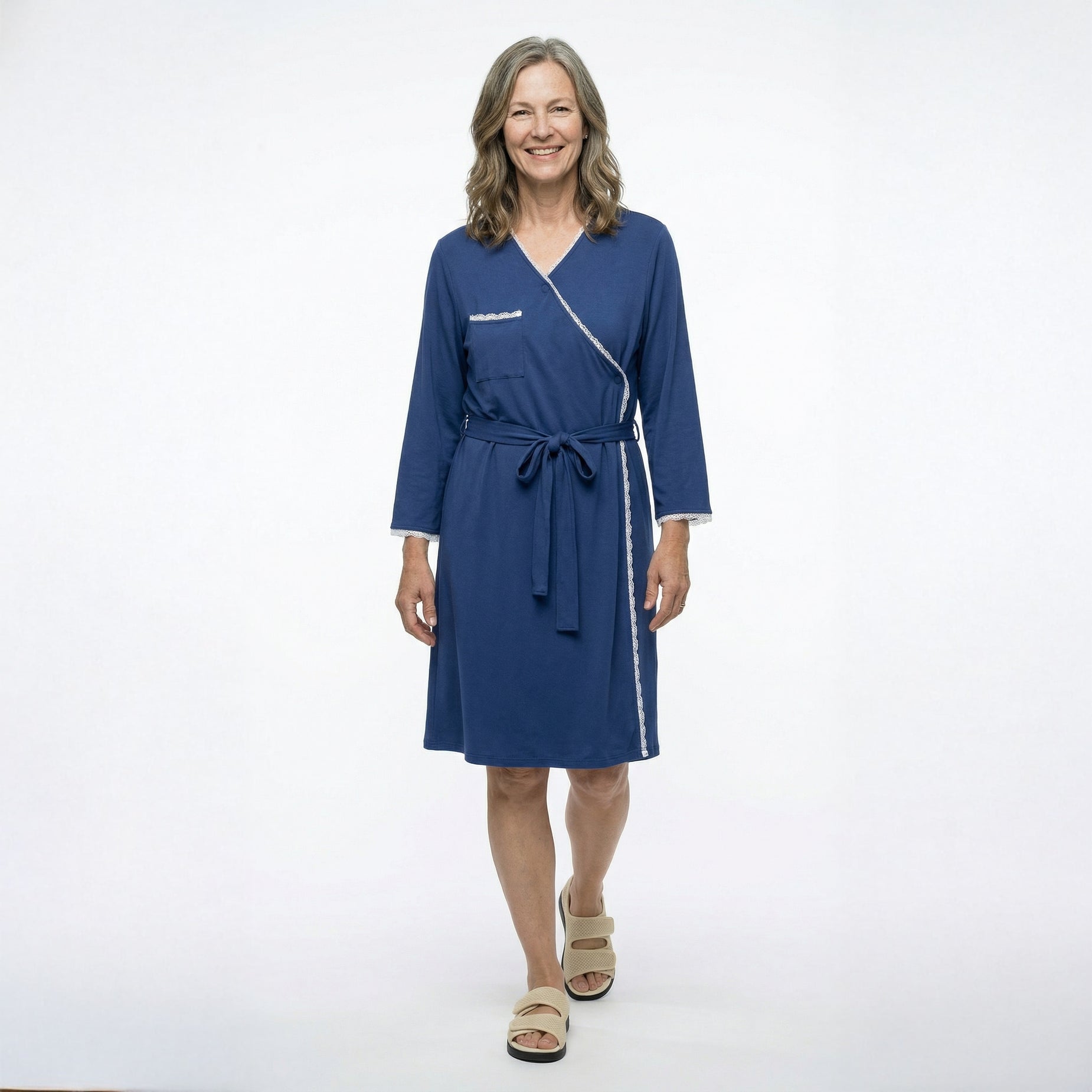 Women's Buttery Soft Open Front Nightgown/ Robe