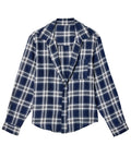 Men’s Flannel Magnetic Button Long Sleeve Shirt