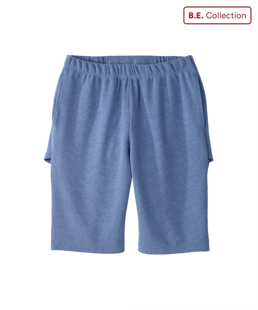 Women's Open Back Soft Ribbed Shorts