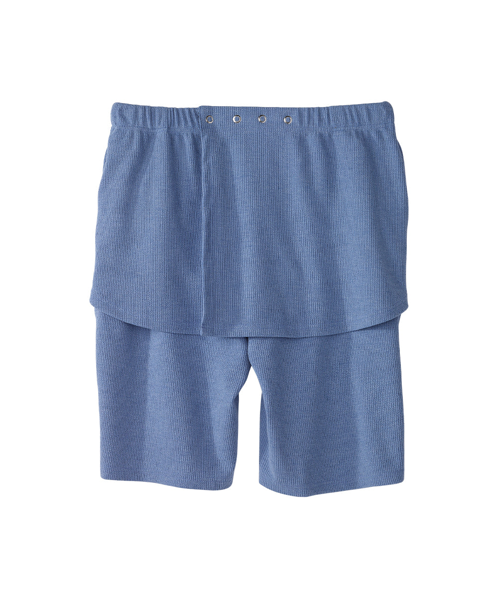 Women's Open Back Soft Ribbed Shorts