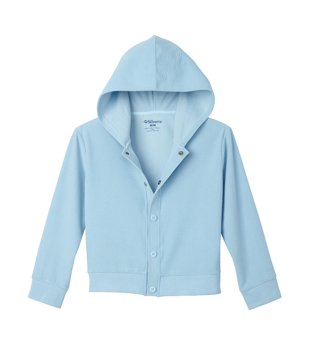 Women's Soft Corduroy Rib Magnetic Button Hoodie