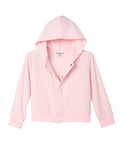 Women's Soft Corduroy Rib Magnetic Button Hoodie