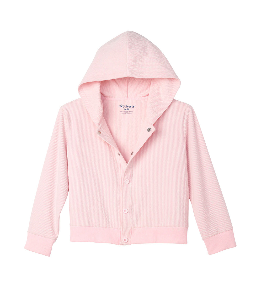 Women's Soft Corduroy Rib Magnetic Button Hoodie