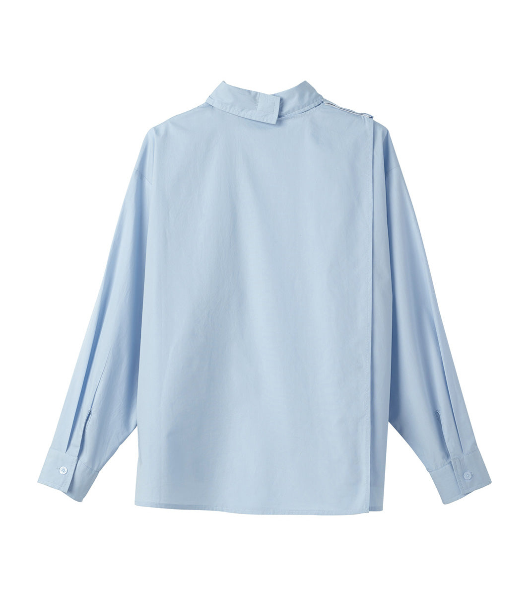 Women's Open Back Boyfriend Button Down Shirt
