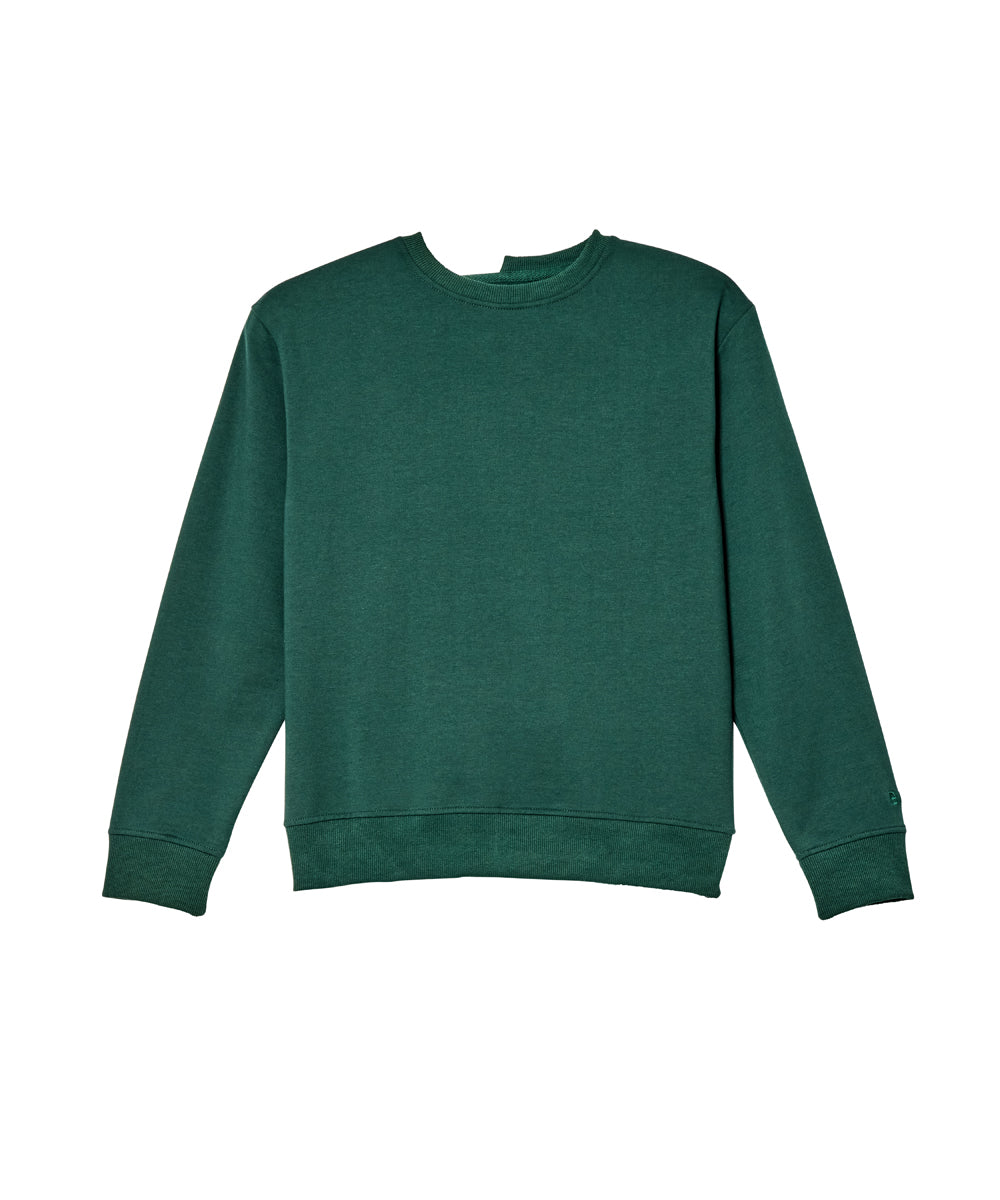 Open Back Fleece Sweatshirt [Brooke Eby]