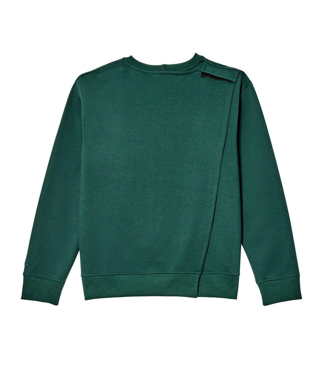 Open Back Fleece Sweatshirt [Brooke Eby]