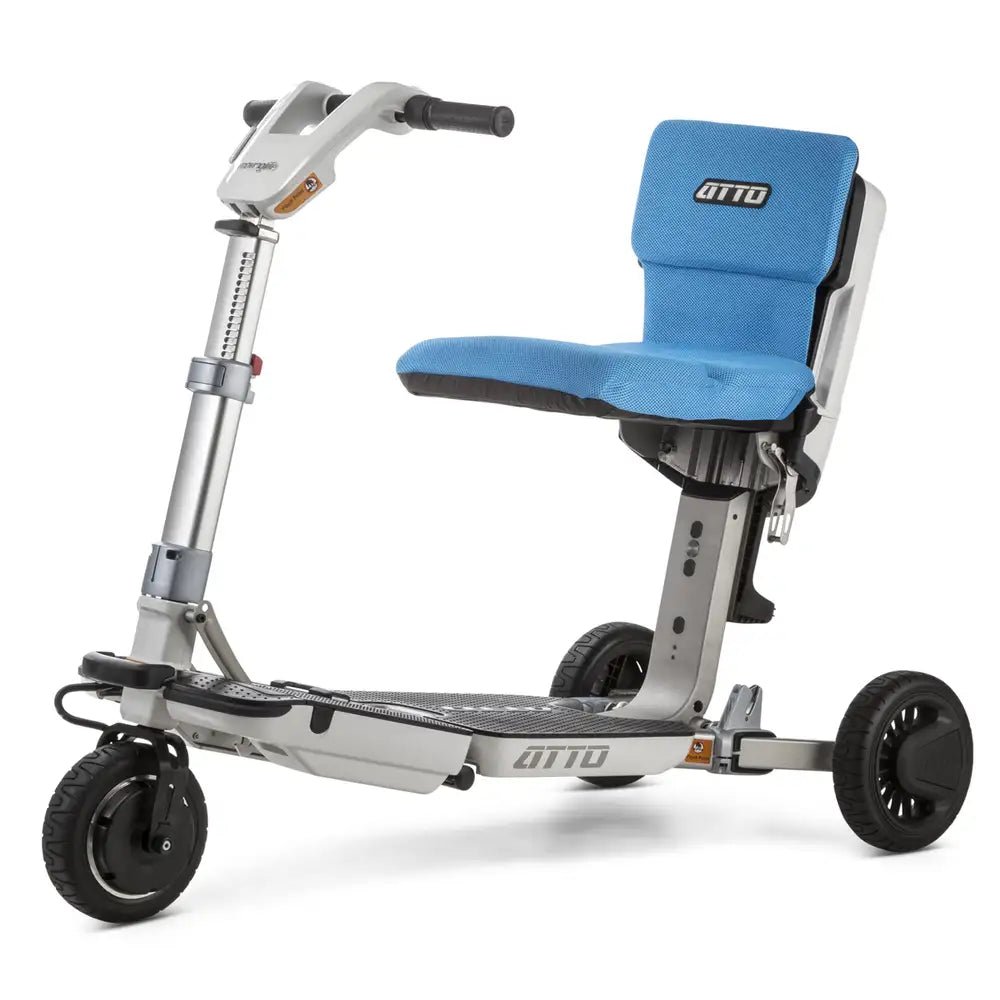 Moving Life ATTO Mobility Scooter with Cushion & Mobile Holder | Foldable Travel Scooter Bundle Canada