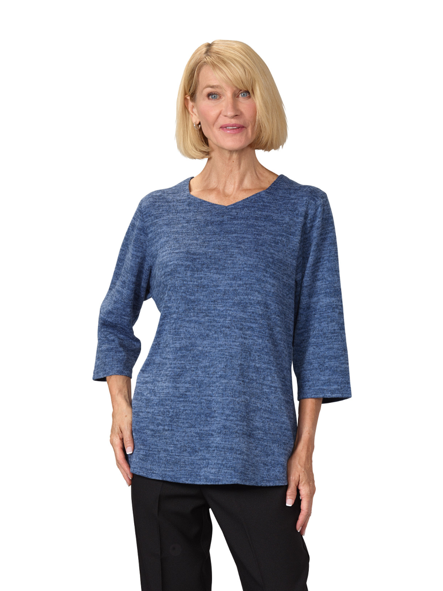 Women's Open Back Diamond Neck Top