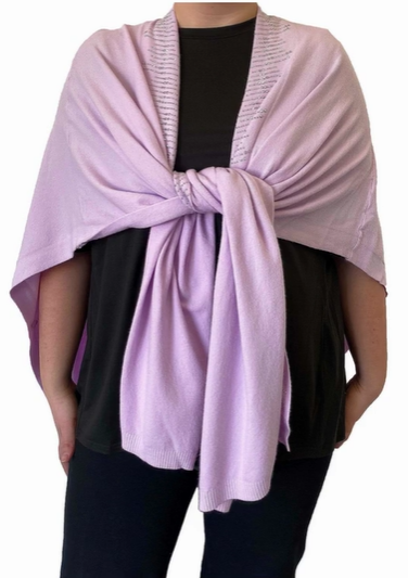 Women's Embellished 3-in-1 Poncho, Shawl & Scarf