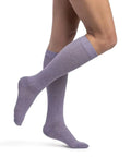 Sigvaris 150 Linen Compression Socks 15-20 mmHg Calf High For Women Closed Toe