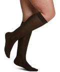 Sigvaris 150 Sea Island Cotton Compression Socks 15-20 mmHg Calf High For Women Closed Toe
