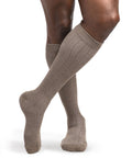 Sigvaris 190 Linen Compression Socks 15-20 mmHg Calf High For Men Closed Toe