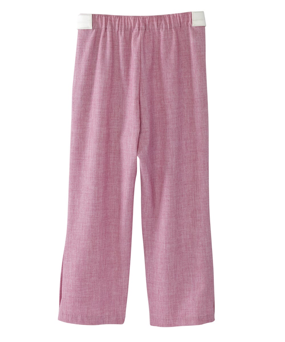 Women's Self Dressing Easy Zip Linen Capris
